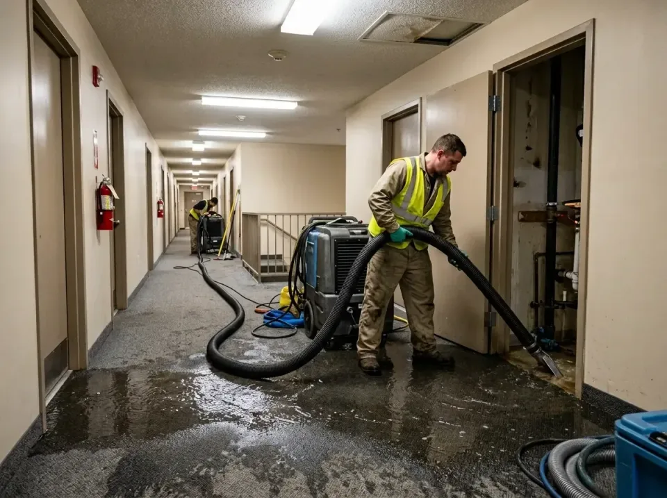 multi-unit-apartment-hallway-f-005 — frequently asked questions, Emergency Burst Pipe Water Extraction & Removal in Berne, IN